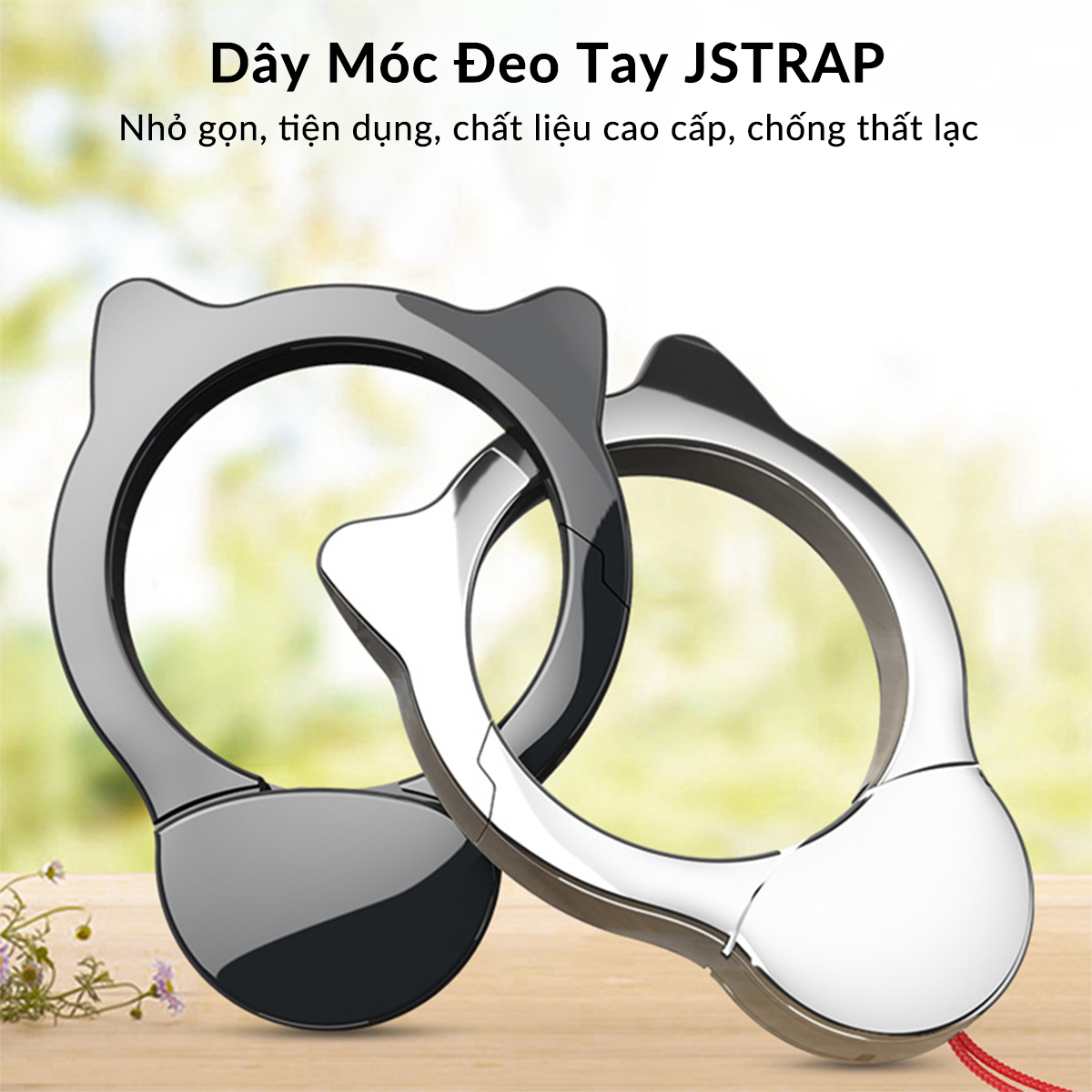 Móc Khóa Khóa Mèo Đen Tiện Dụng Chống Thất Lạc Cho Chìa Khóa Điện Thoại USB Njoyshop