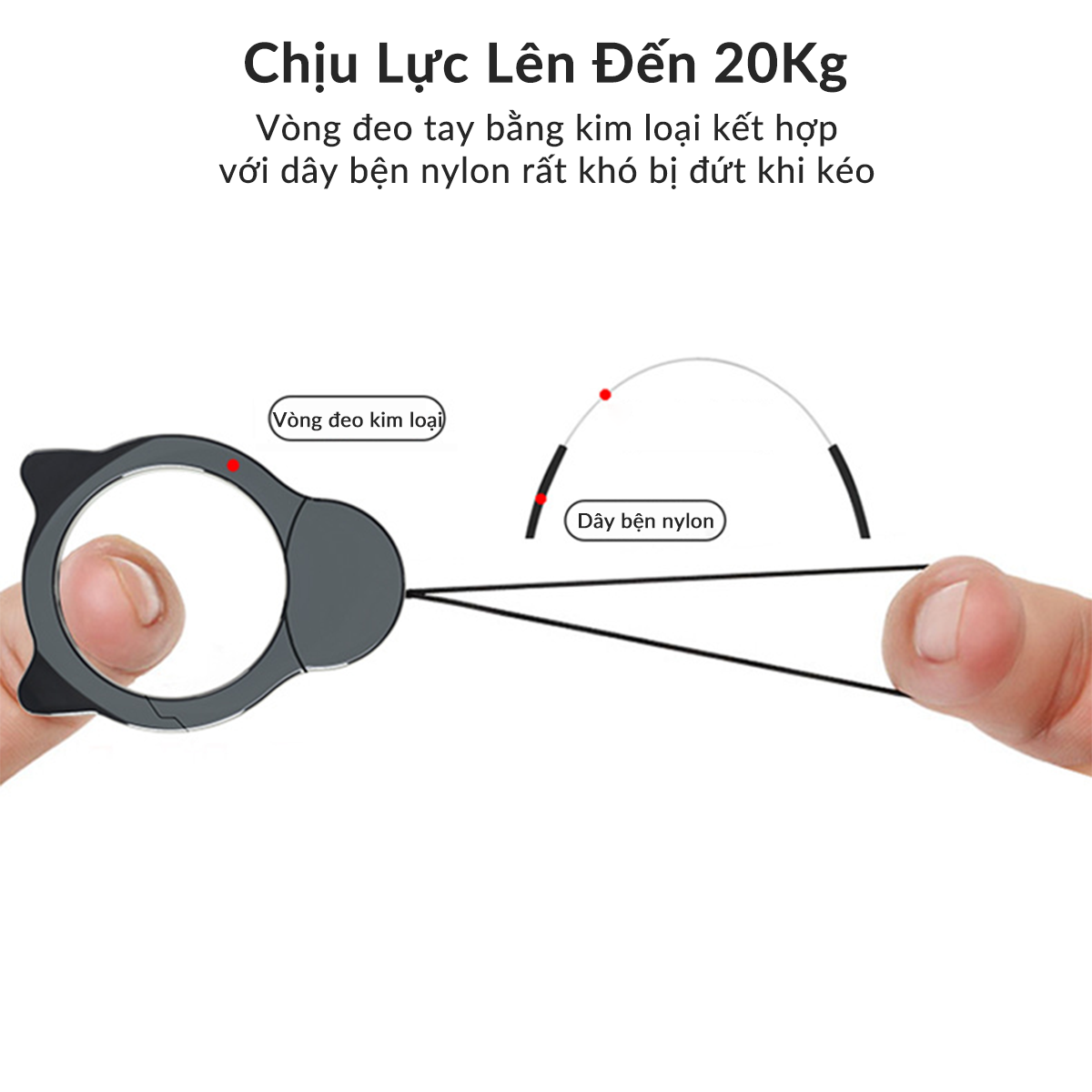 Móc Khóa Khóa Mèo Đen Tiện Dụng Chống Thất Lạc Cho Chìa Khóa Điện Thoại USB Njoyshop