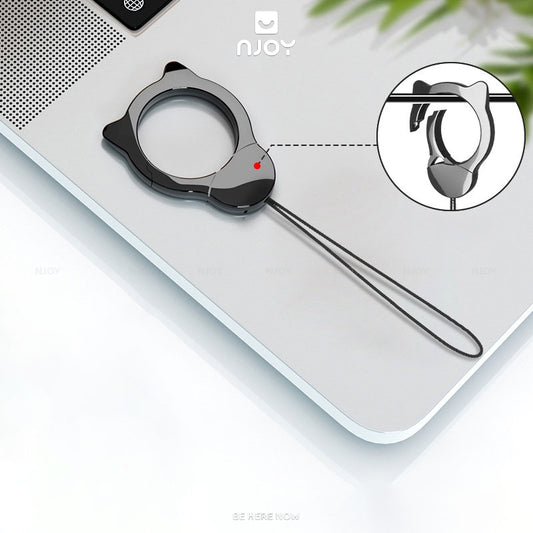 Móc Khóa Khóa Mèo Đen Tiện Dụng Chống Thất Lạc Cho Chìa Khóa Điện Thoại USB Njoyshop