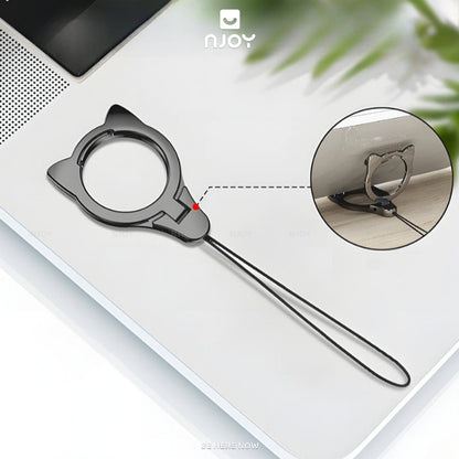 Móc Khóa Khóa Mèo Đen Tiện Dụng Chống Thất Lạc Cho Chìa Khóa Điện Thoại USB Njoyshop