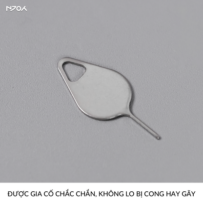 Que Chọc Sim Thép Không Gỉ Treo Móc Khóa Dành Cho Các Dòng Điện Thoại