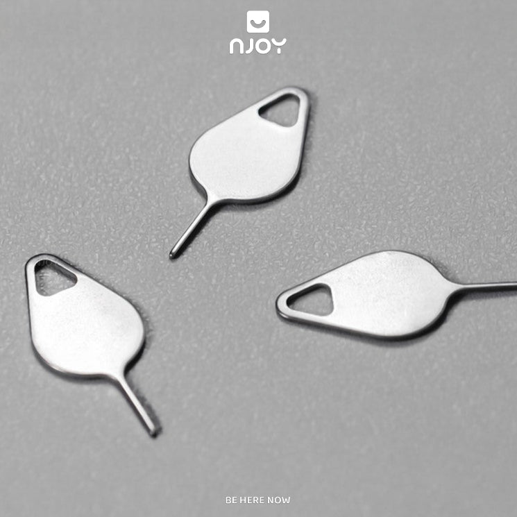 Que Chọc Sim Thép Không Gỉ Treo Móc Khóa Dành Cho Các Dòng Điện Thoại