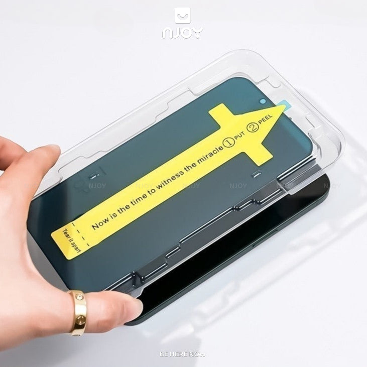 Kính Cường Lực Chống Nhìn Trộm Khung Tự Dán Cho iPhone 18 Pro Max 17 16 15 14 13 12 11