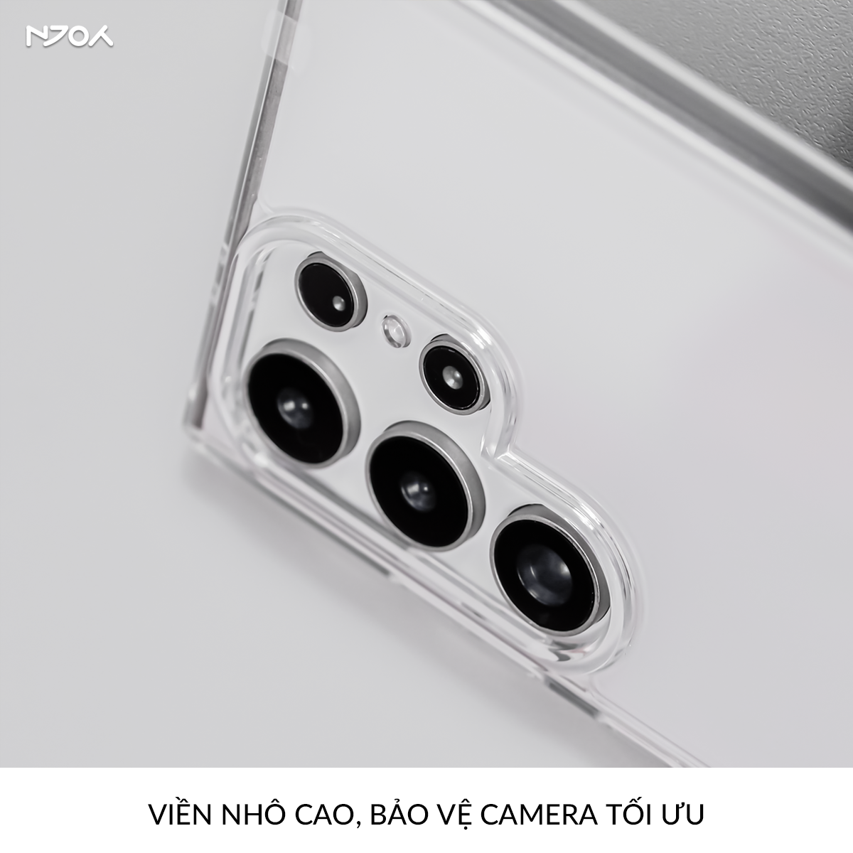 Ốp Lưng Trong Suốt Likgus Bảo Vệ Camera Viền Dẻo Lưng Cứng Cho Samsung S25 Ultra S24 Ultra