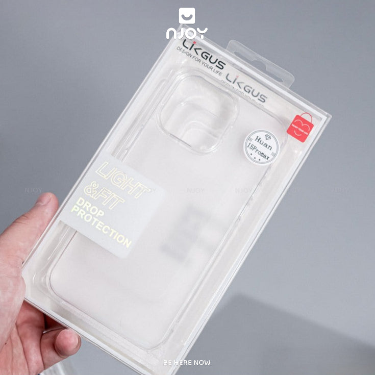 Ốp Nhám Mờ Likgus Chống Vân Tay Bảo Vệ Camera Cho iPhone 18 Pro Max 17 16 15 14 13 12