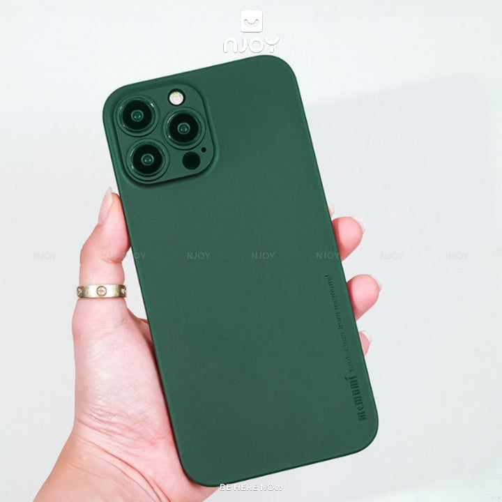 Ốp Nhám Siêu Mỏng Nhẹ Memumi Slim 0.3mm Cho iPhone 17 Pro Max 16 15 14 13