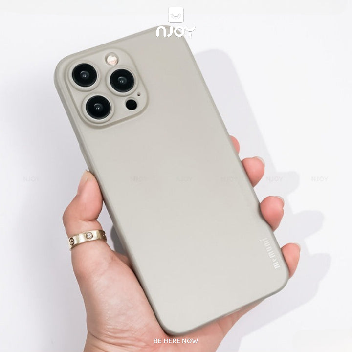 Ốp Nhám Siêu Mỏng Nhẹ Memumi Slim 0.3mm Cho iPhone 17 Pro Max 16 15 14 13