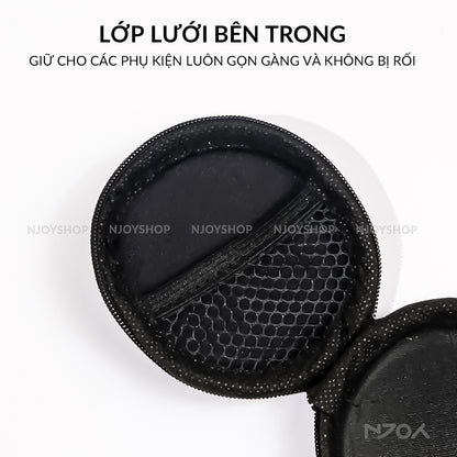 Túi Đựng Tai Nghe Cáp Sạc Nhỏ Gọn Tiện Lợi 7x4cm