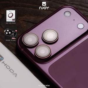 Vòng Bảo Vệ Camera Hoda Sapphire Độ Cứng 9 Mohs Khung Hợp Kim Titan Cho Điện Thoại iPhone 18 Pro Max
