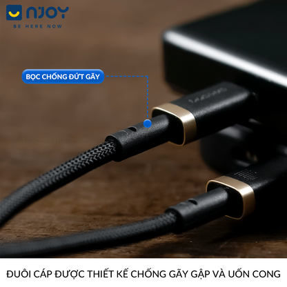 Cáp Sạc Nhanh Baseus Dura 100W Hợp Kim Nhôm Cao Cấp Cho Điện Thoại iPhone Macbook iPad