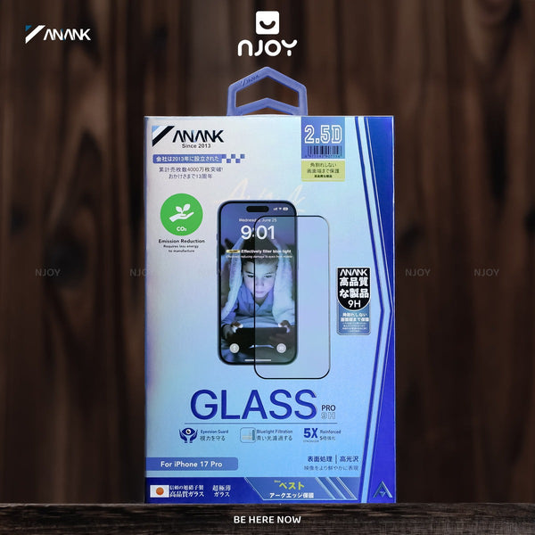 Kính Cường Lực Anank Chống Ánh Sáng Xanh 2.5D Cho iPhone 18 Pro Max 17 16 15 14 13 12