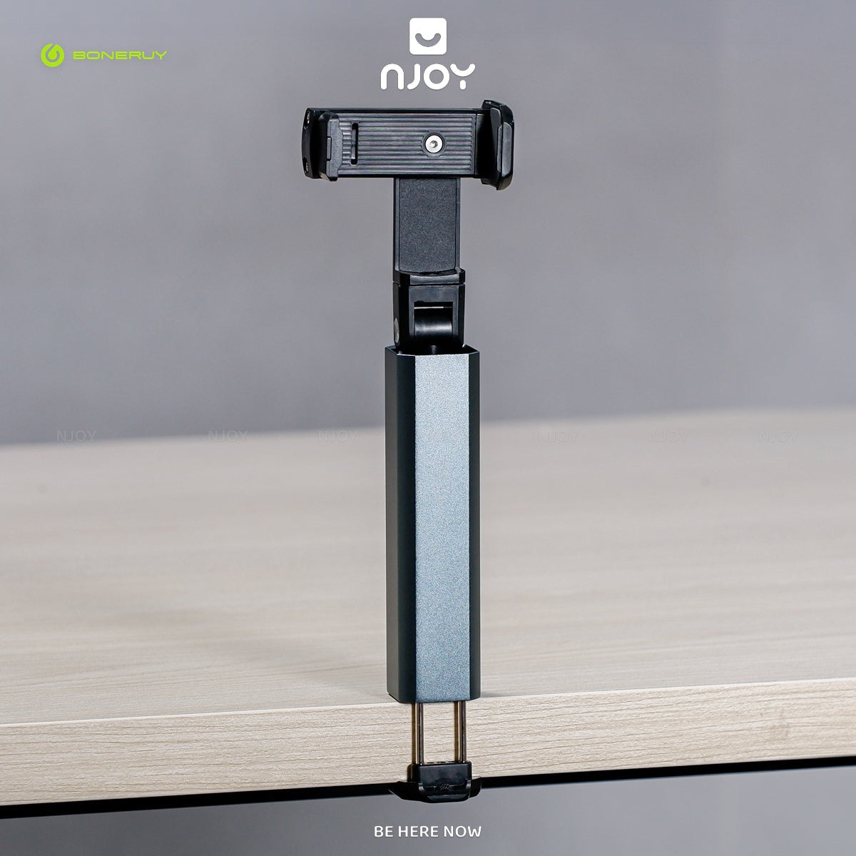Giá Đỡ Kẹp Điện Thoại Boneruy E02 Siêu Nhỏ Gập Gọn Hợp Kim Nhôm Cao Cấp