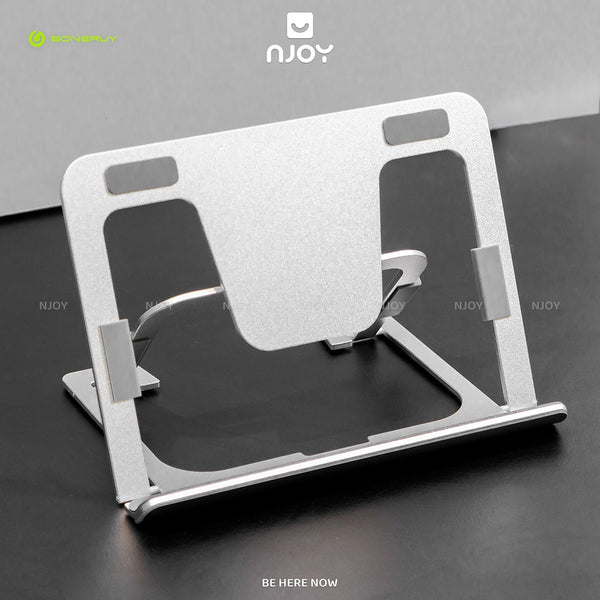 Giá Đỡ Máy Tính Bảng Để Bàn Boneruy Chất Liệu Nhôm Mỏng Nhẹ Gấp Gọn Cho Máy Tính Bảng iPad Njoyshop