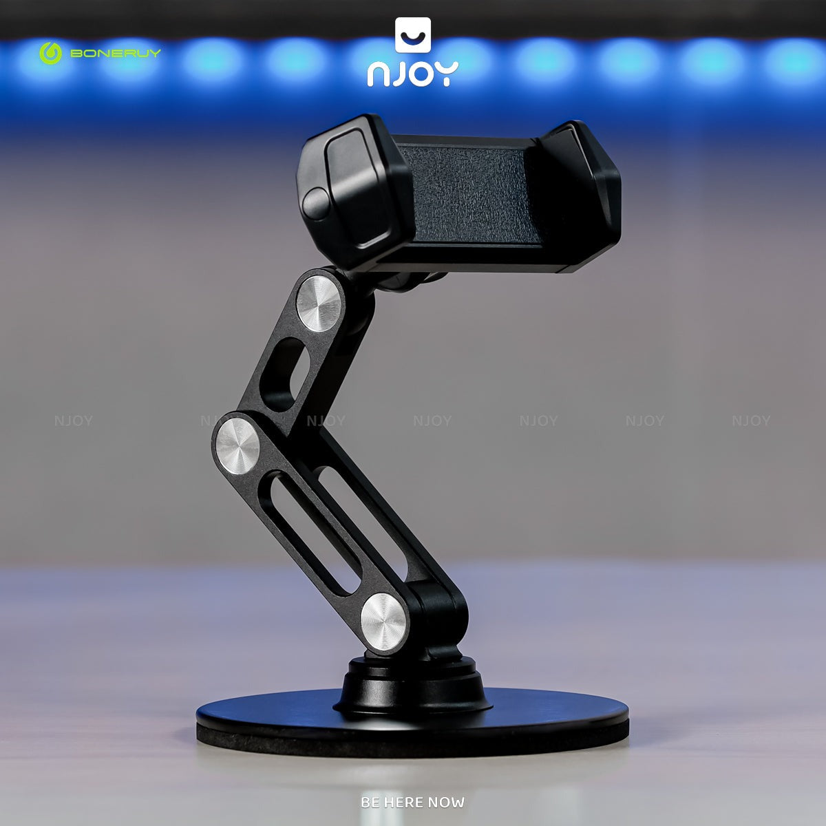 Giá Đỡ Để Bàn Boneruy Chất Liệu Nhôm Chắc Chắn Đế Chống Trượt Cho Điện Thoại iPhone Samsung Oppo