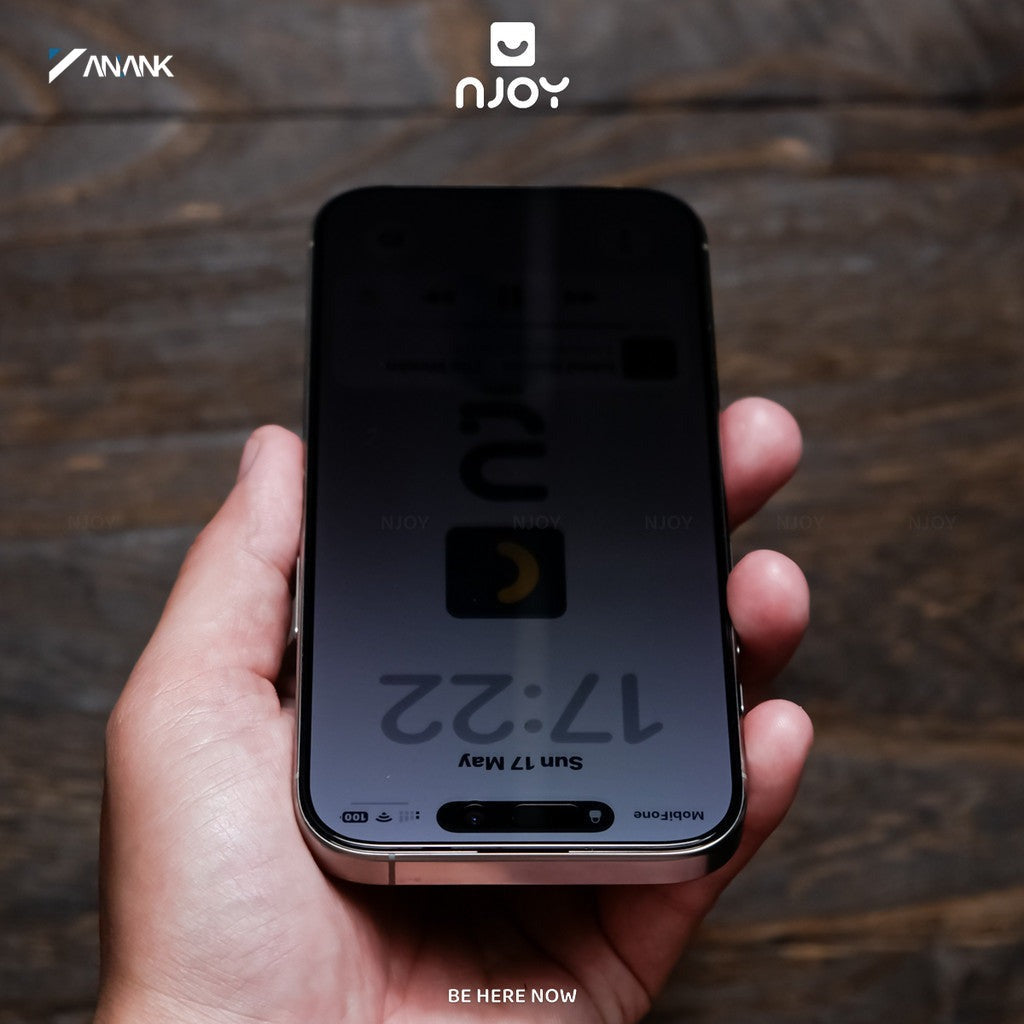 Kính Cường Lực Tự Dán Chống Nhìn Trộm 360 Độ Anank Cao Cấp Cho Điện Thoại iPhone 18 Pro Max 17 16 15 14
