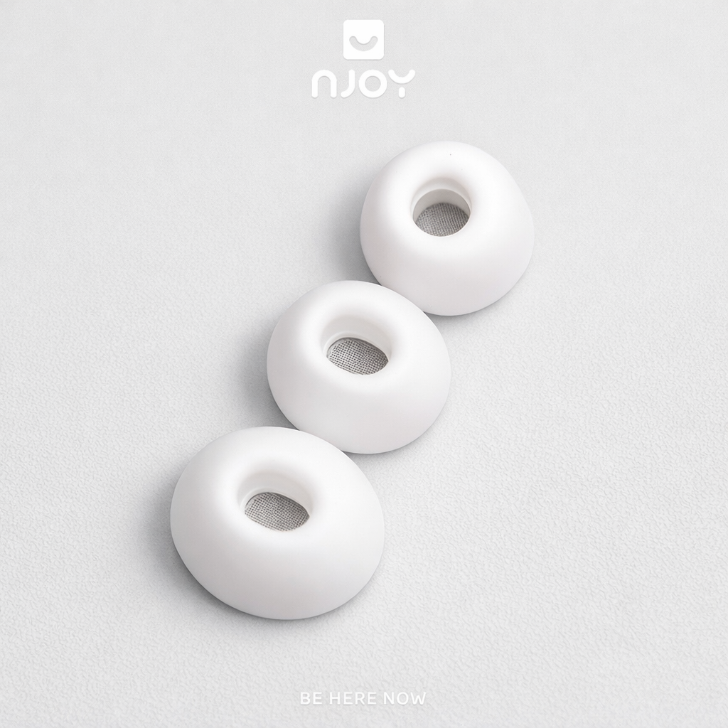 Bộ Nút Đệm Núm Silicon Ahastyle Có Lưới Chống Bụi Thay Thế Cho Airpods Pro 3 2