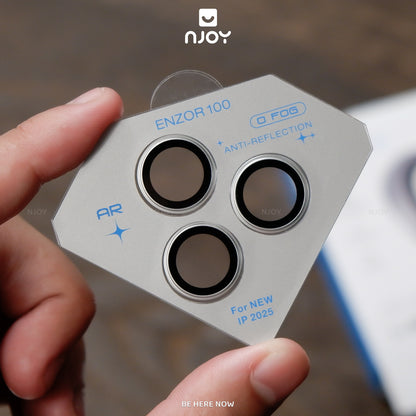 Cường Lực Camera Kuzoom AR Có Khung Dán Cho iPhone 17 Pro Max 16 15 14 13 12 11