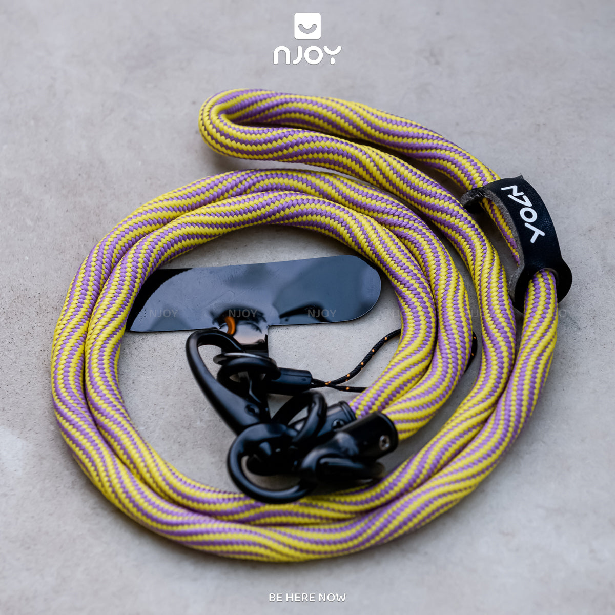 Bộ Dây Đeo Điện Thoại Nylon Siêu Bền Kèm Tag Treo Và Móc Khóa Dài 60cm