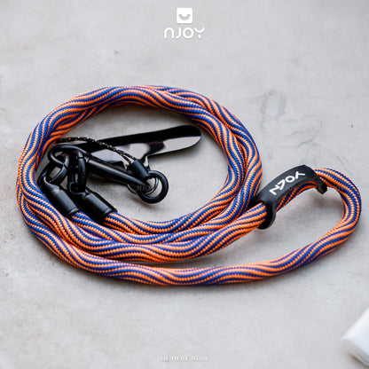 Bộ Dây Đeo Điện Thoại Nylon Siêu Bền Kèm Tag Treo Và Móc Khóa Dài 60cm