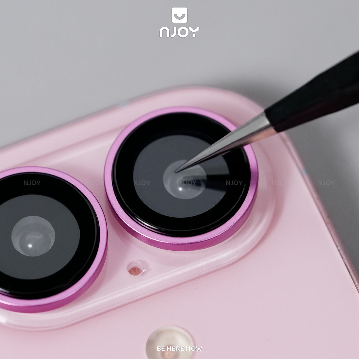 Vòng Cường Lực Camera Anank AR Có Khung Tự Dán Chống Trầy Xước Cho iPhone 17 Air 16 Plus 15 Plus 14