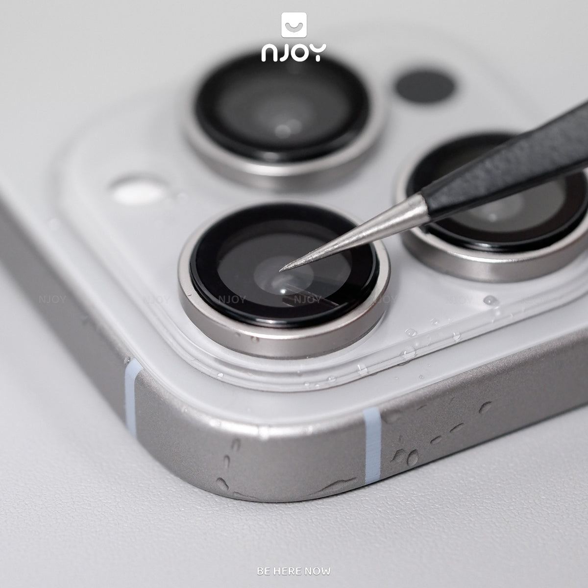 Vòng Cường Lực Camera Anank AR Có Khung Tự Dán Chống Trầy Xước Cho iPhone 17 Air 16 Plus 15 Plus 14