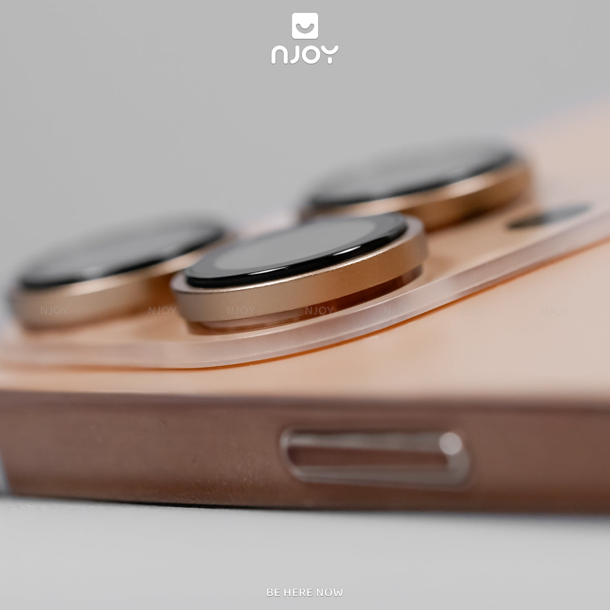 Bộ Vòng Cường Lực Bảo Vệ Camera Anank AR Chống Trầy Xước Màu Nguyên Bản Cho iPhone 13 14 15 16 17 Pro Max Njoyshop