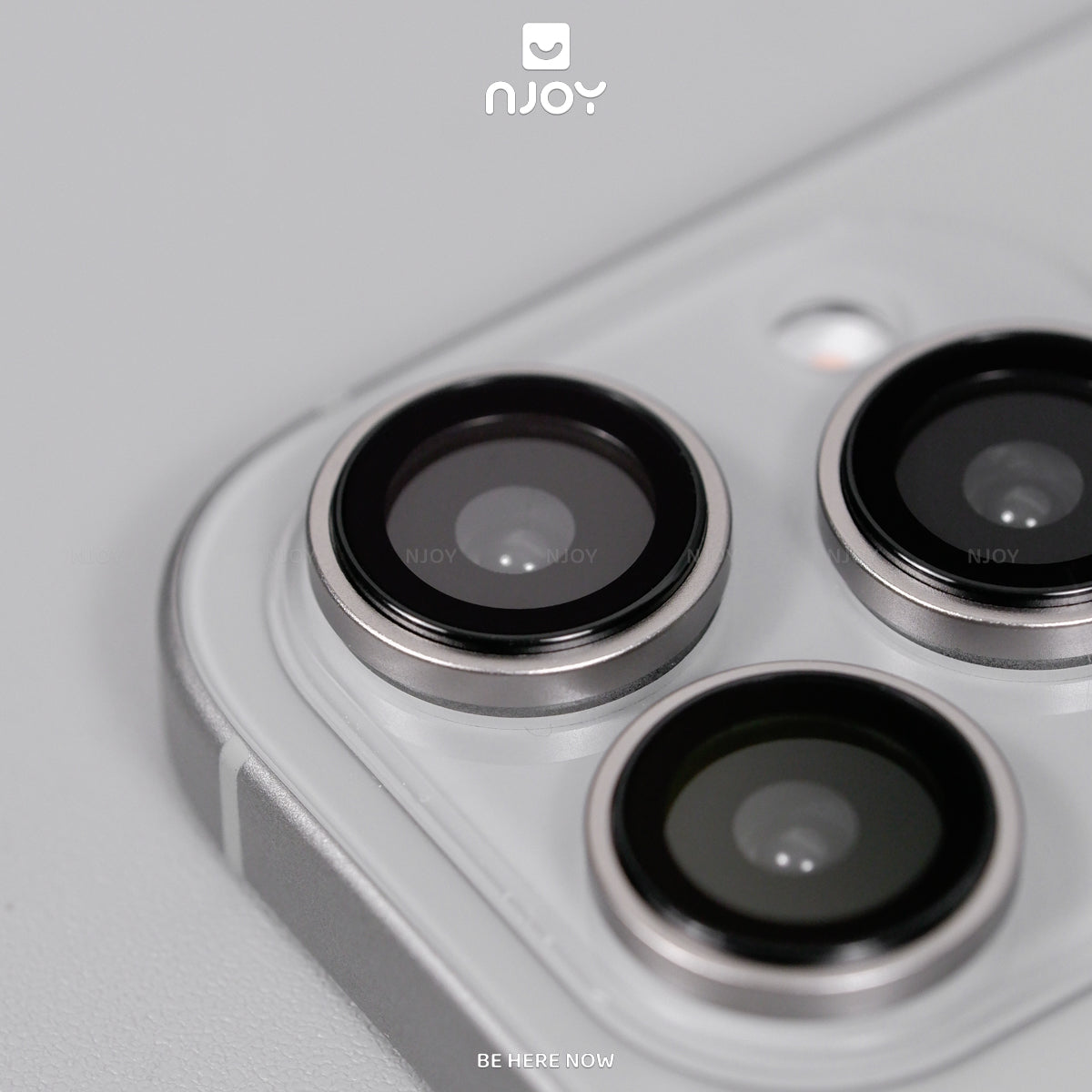 Bộ Vòng Cường Lực Bảo Vệ Camera Anank AR Chống Trầy Xước Màu Nguyên Bản Cho iPhone 13 14 15 16 17 Pro Max Njoyshop