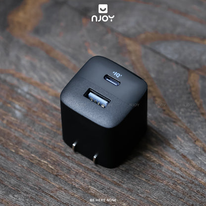 Củ Sạc Anker 2 Cổng Sạc Usb Type C Công Suất 33W Nhỏ Gọn Có Thể Gấp Gọn Cho iPhone iPad Airpods