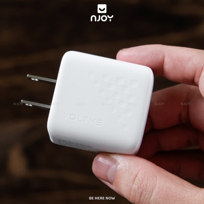 Củ Sạc 2 Cổng Voltme 35W GaN Nhỏ Gọn Sạc Nhanh PD3.0 QC3.0 PPS Cho Điện Thoại iPhone iPad Macbook