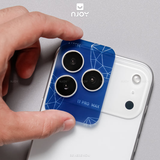 Cường Lực Camera URR Sapphire PVDSS 2 Tầng Cho iPhone 17 Pro Max 16 Pro Max 15 Pro Max 14 Pro Max 13 12