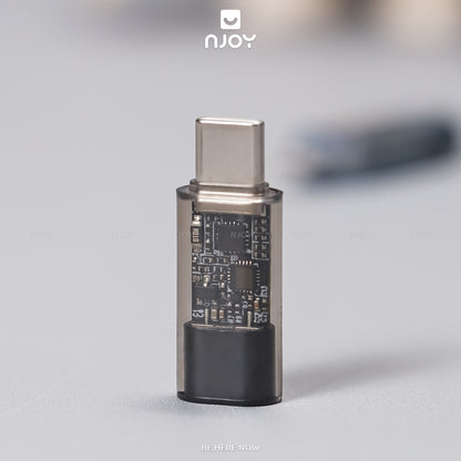 Đầu Chuyển Type-C Sang Cổng Lightning 35W Njoy Màn Hình Led Cho iPhone iPad Airpods