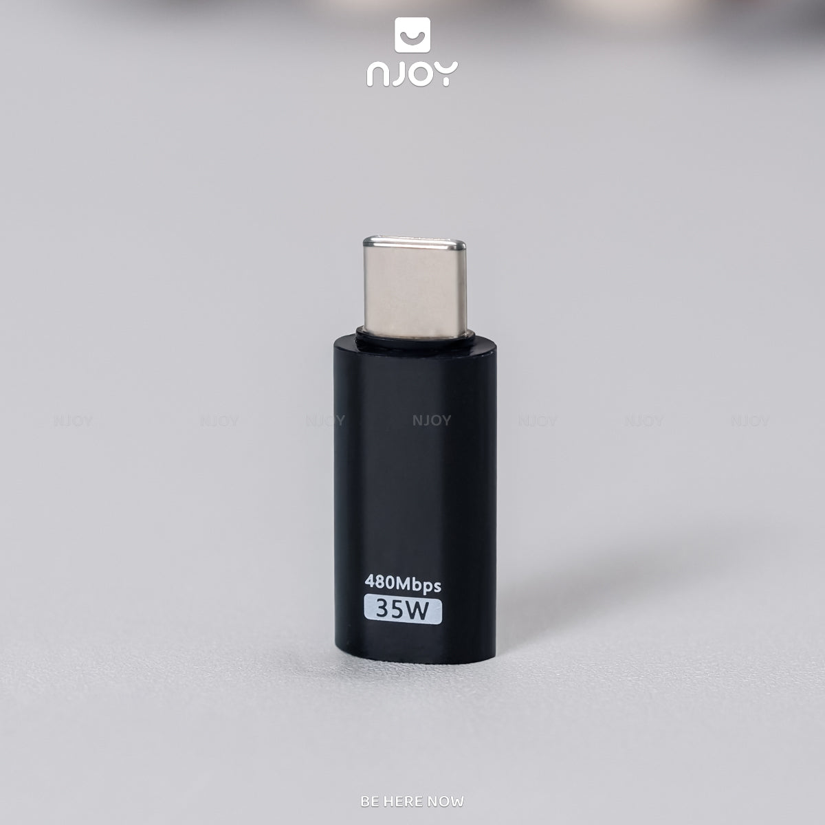 Đầu Chuyển Type-C Sang Cổng Lightning 35W Njoy Màn Hình Led Cho iPhone iPad Airpods