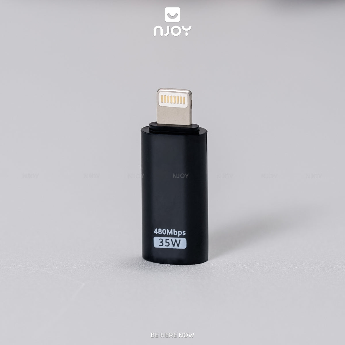 Đầu Chuyển Type-C Sang Cổng Lightning 35W Njoy Màn Hình Led Cho iPhone iPad Airpods