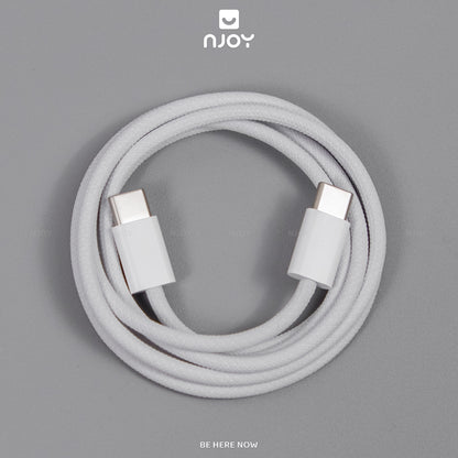 Cáp Sạc Nhanh Type C To C 60W Dây Dù Chống Đứt Gãy Cho iPhone 16 Pro Max 15 iPad Airpods Laptop