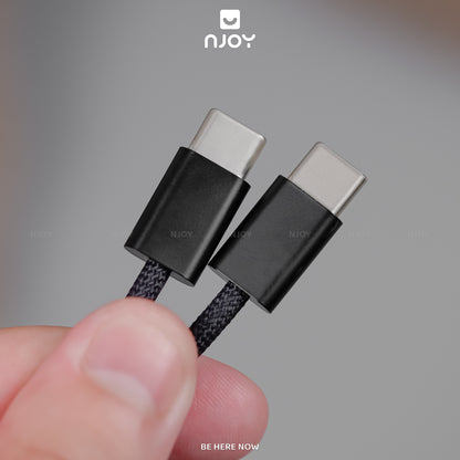 Cáp Sạc Nhanh Type C To C 60W Dây Dù Chống Đứt Gãy Cho iPhone 16 Pro Max 15 iPad Airpods Laptop