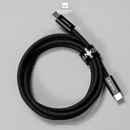 Cáp Sạc Nhanh 240W Anker Zolo Type C To Type C Cho Điện Thoại iPhone iPad Laptop Samsung