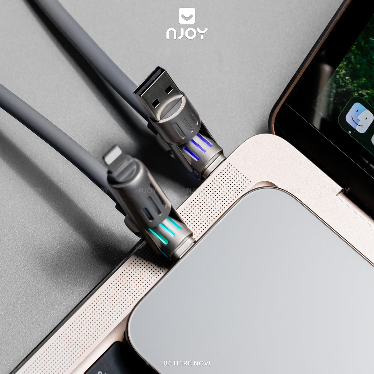 Cáp Sạc Nhanh Đa Năng 4 Trong 1 240W Vỏ Hợp Kim Nhôm Cho iPhone MacBook Laptop