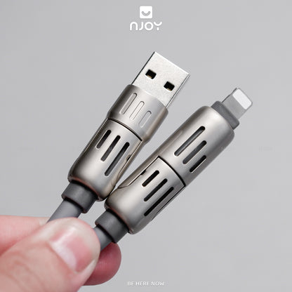 Cáp Sạc Nhanh Đa Năng 4 Trong 1 240W Vỏ Hợp Kim Nhôm Cho iPhone MacBook Laptop