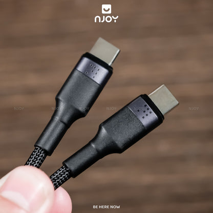 Dây Cáp Sạc Nhanh Voltme PD 100W Type To Type C Độ Dài 1M Cho Điện Thoại iPhone iPad Laptop Macbook
