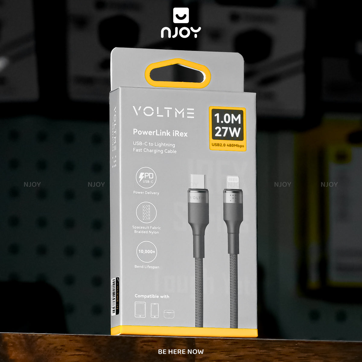 Dây Cáp Sạc Nhanh Voltme PD 100W Type To Type C Độ Dài 1M Cho Điện Thoại iPhone iPad Laptop Macbook