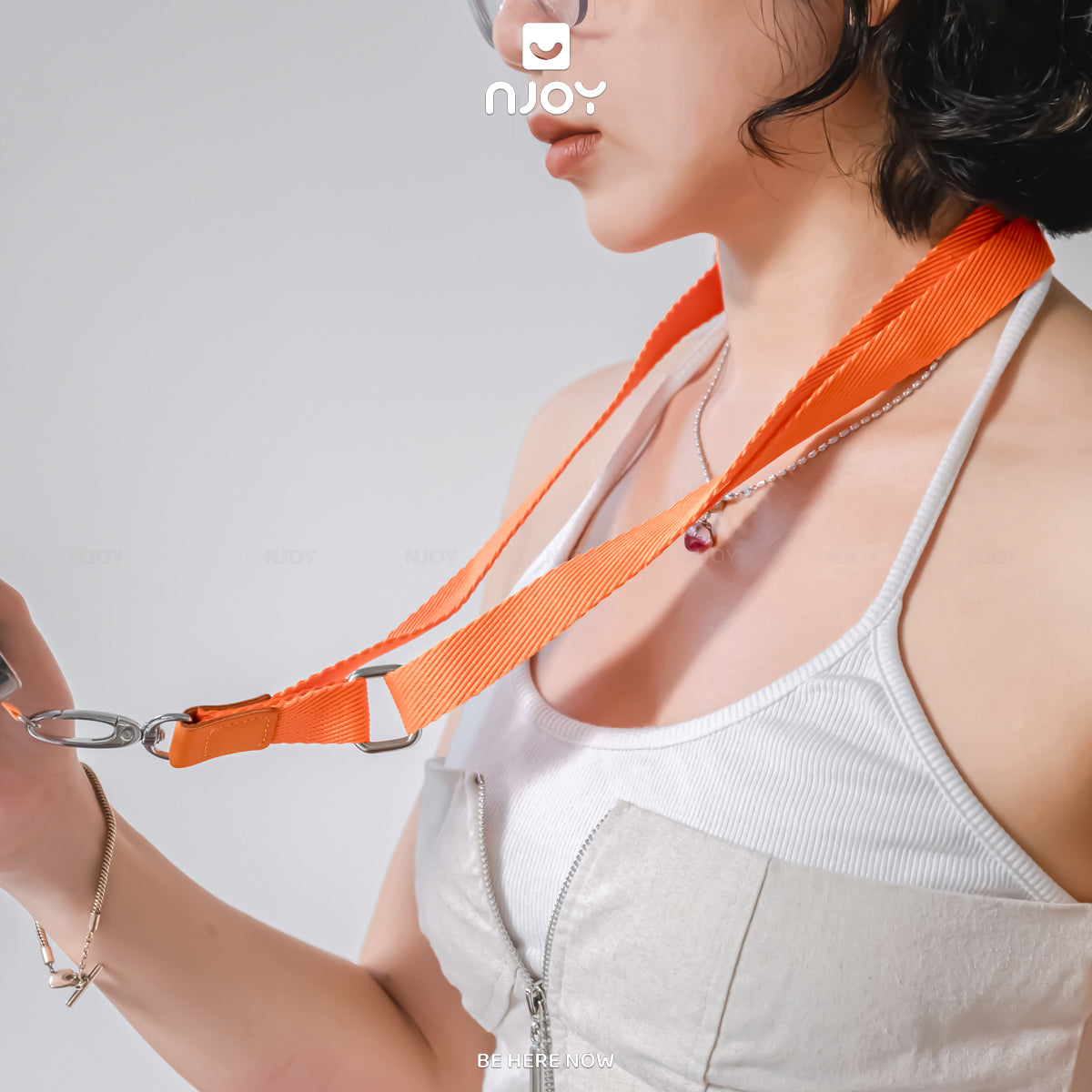 Dây Đeo Điện Thoại Chống Rơi Rớt Thất Lạc Dài 65cm Điều Chỉnh Kích Thước Canvas