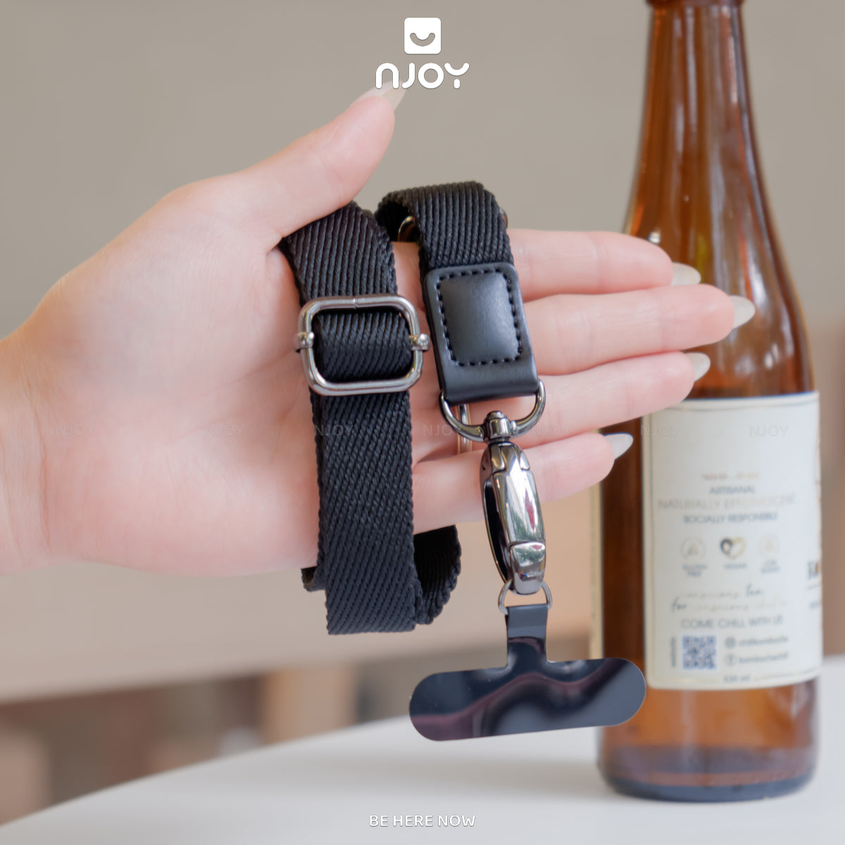 Dây Đeo Điện Thoại Chống Rơi Rớt Thất Lạc Dài 65cm Điều Chỉnh Kích Thước Canvas