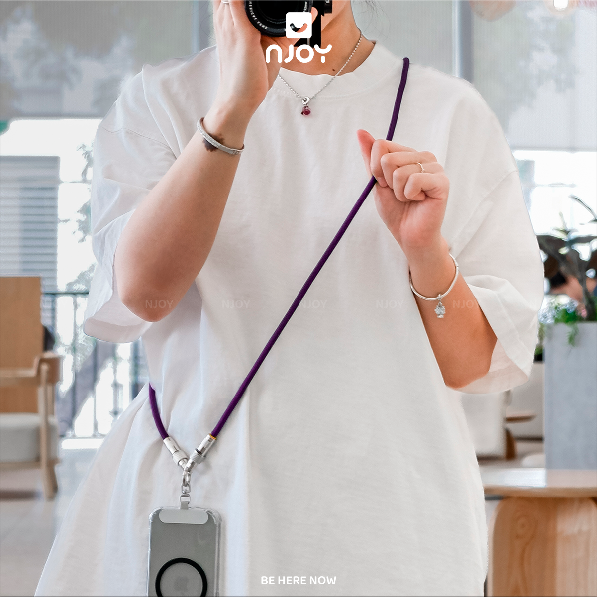 Dây Đeo Điện Thoại Kiêm Cáp Sạc Nhanh Type C To C Tiện Lợi Cho iPhone Samsung iPad