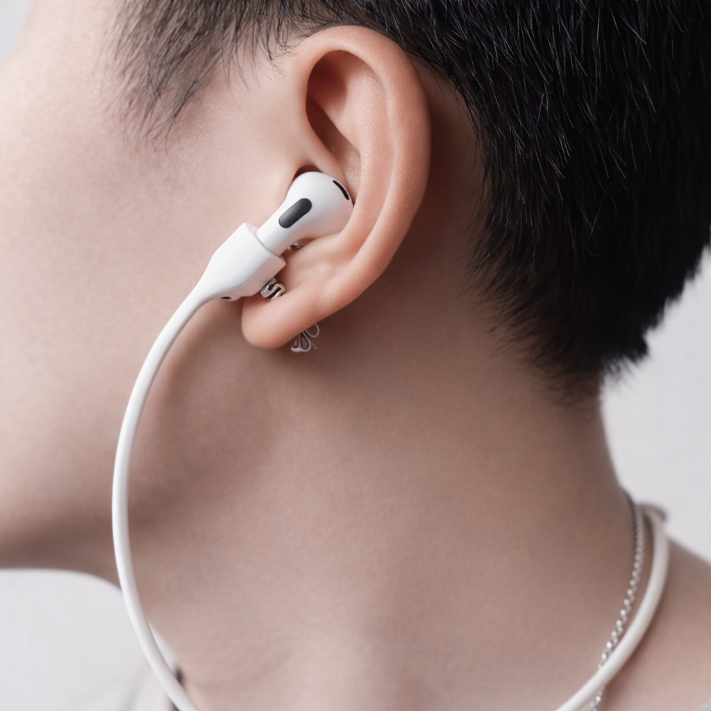 Dây Đeo Silicon Chống Rơi Hít Nam Châm Ahastyle Cao Cấp Cho Tai Nghe Airpods
