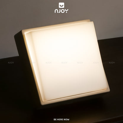 Đèn Ngủ Decor Tối Giản Để Bàn Hẹn Giờ Điều Chỉnh Sáng Kèm Miếng Dán Gắn Tường