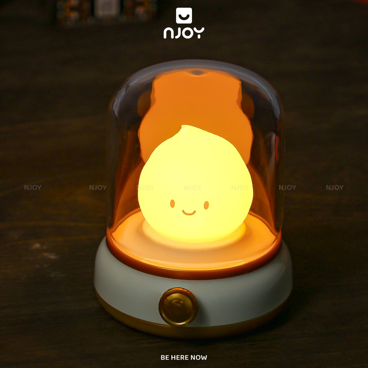 Đèn Ngủ Trang Trí Decor Phòng Ngủ Bàn Làm Việc Quà Sinh Nhật Ngọn Lửa Cute Dễ Thương