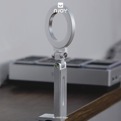 Giá Đỡ Điện Thoại Gắn Bàn Boneruy E01 Hít Từ Tính Điều Chỉnh Độ Cao Hợp Kim Nhôm Cao Cấp Tiện Lợi