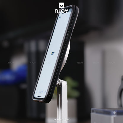 Giá Đỡ Điện Thoại Gắn Bàn Boneruy E01 Hít Từ Tính Điều Chỉnh Độ Cao Hợp Kim Nhôm Cao Cấp Tiện Lợi