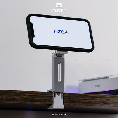 Giá Đỡ Điện Thoại Gắn Bàn Boneruy E01 Hít Từ Tính Điều Chỉnh Độ Cao Hợp Kim Nhôm Cao Cấp Tiện Lợi