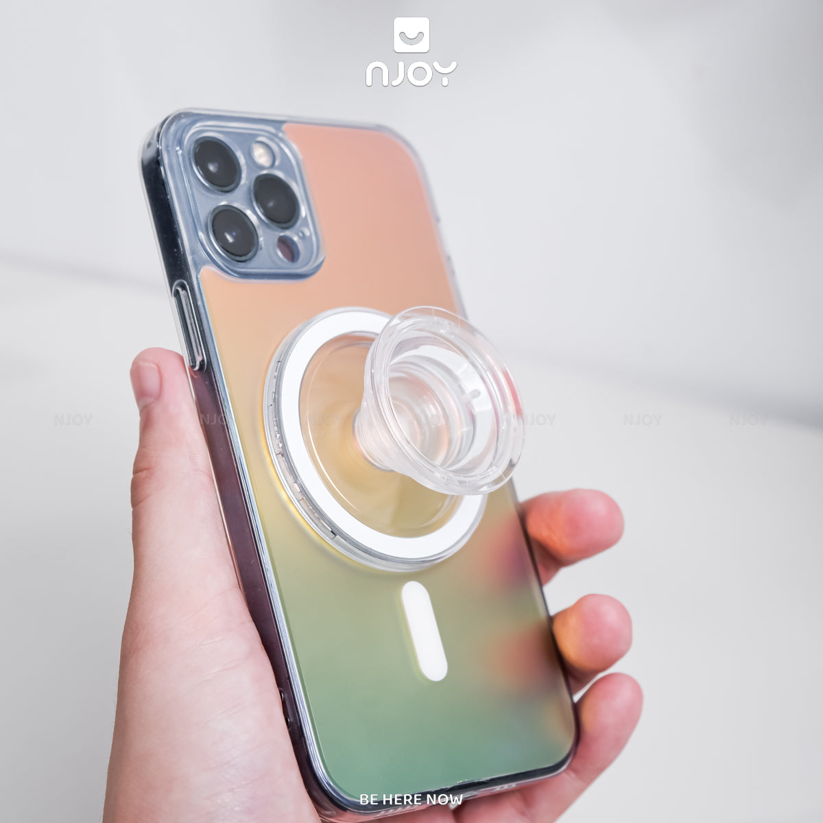 Giá Đỡ Điện Thoại Popsocket Magsafe Trong Suốt Nhỏ Gọn Cho Điện Thoại iPhone Samsung Njoyshop